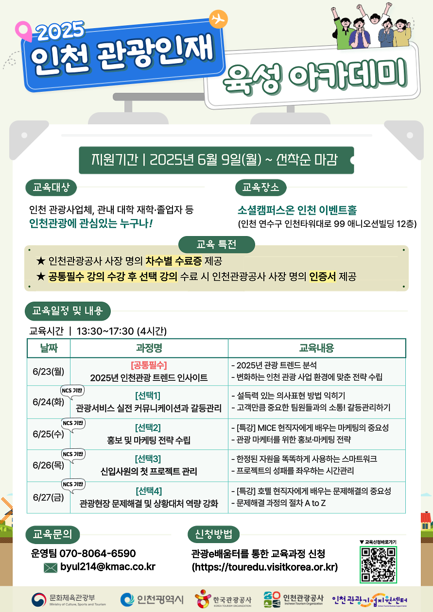  2025 인천 관광인재 육성 아카데미 사진
